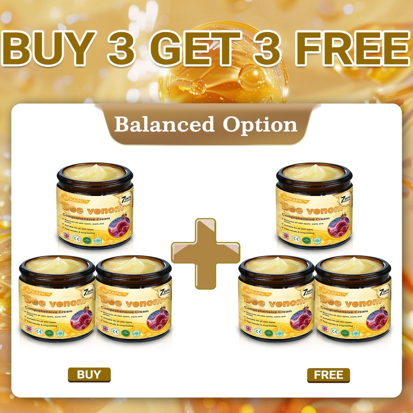 𝐌𝐇𝐑𝐀 𝖮𝖿𝖿𝗂𝖼𝗂𝖺𝗅 𝖲𝗍𝗈𝗋𝖾 👨⚕️ Made and Shipped from UK ✨✨ APKAPK® Bee venom Comprehensive Cream 🔥 LAST DAY 80% OFF 💎💎💎