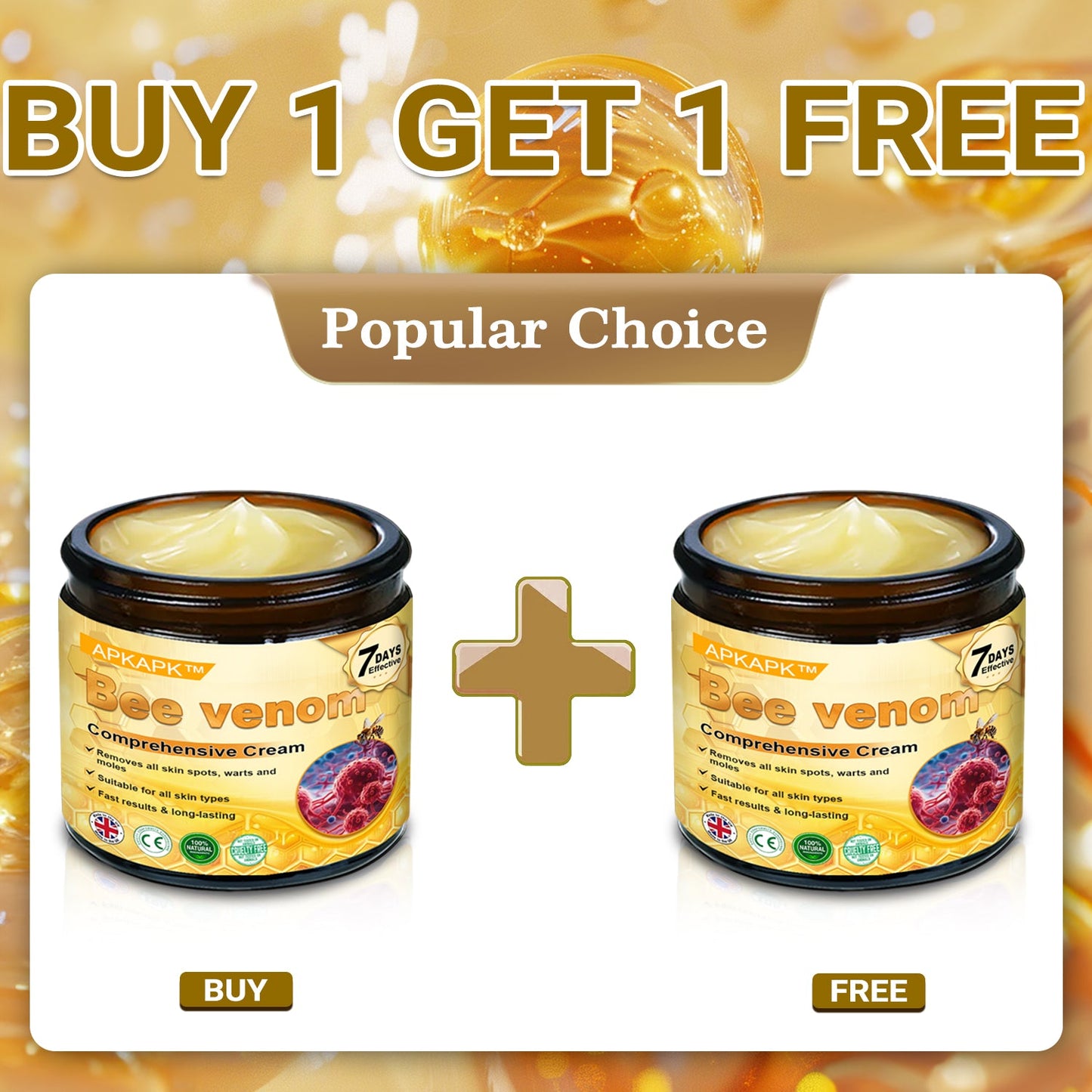 𝐌𝐇𝐑𝐀 𝖮𝖿𝖿𝗂𝖼𝗂𝖺𝗅 𝖲𝗍𝗈𝗋𝖾 👨⚕️ Made and Shipped from UK ✨✨ APKAPK® Bee venom Comprehensive Cream 🔥 LAST DAY 80% OFF 💎💎💎